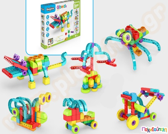 Παιχνίδι Κατασκευών QBOIDZ Αλιγάτορας (και 5 ακόμα μοντέλα)