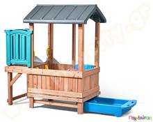 Σπιτάκι με τσουλήθρα και αμμοδόχο Step2  Συστήματα Παιδικής Χαράς