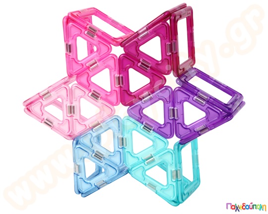 Μαγνητικά τουβλάκια κατασκευών MagFormers Inspire 30 τεμαχίων