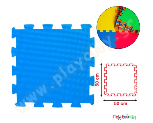 Δάπεδο ασφαλείας EVA μπλε εσωτερικού χώρου - Tatami
