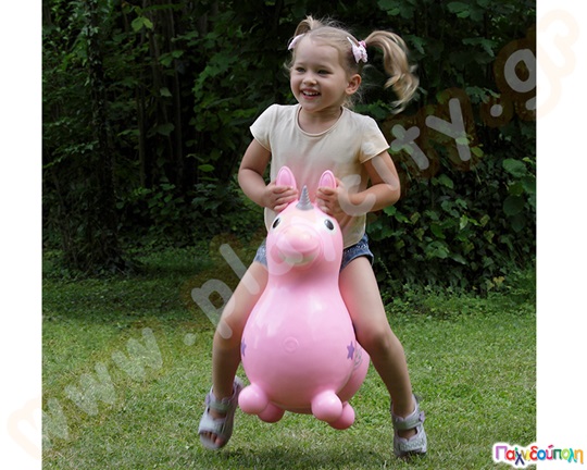 Rody ροζ Ο φουσκωτός μονόκερος