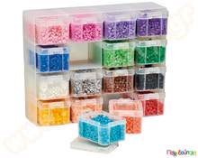 Σετ 16000 τμχ. χάντρες 5 mm και κουτί αποθήκευσης 16 θέσεων  Πλαστικά Παιχνίδια Κατασκευών με Χάντρες Midi HAMA