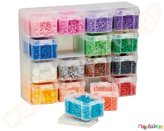 Σετ 16000 τμχ. χάντρες 5 mm και κουτί αποθήκευσης 16 θέσεων