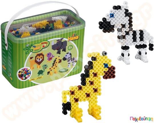 Σετ κατασκευών ζωάκια 3000 τμχ. χάντρες 10 mm