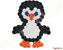 Σετ κατασκευής πιγκουινάκι με 250 τμχ. χάντρες 10 mm  Πλαστικά Παιχνίδια Κατασκευών με Χάντρες Maxi HAMA