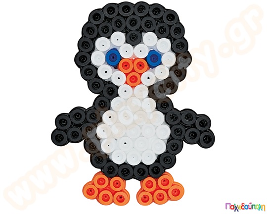 Σετ κατασκευής πιγκουινάκι με 250 τμχ. χάντρες 10 mm