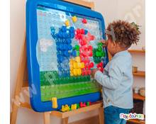 Γιγάντιος πίνακας για super κουμπιά  Πλαστικά Παιχνίδια Κατασκευών με Αλυσίδες - Καρούλια - Κορδόνια - Κουμπιά