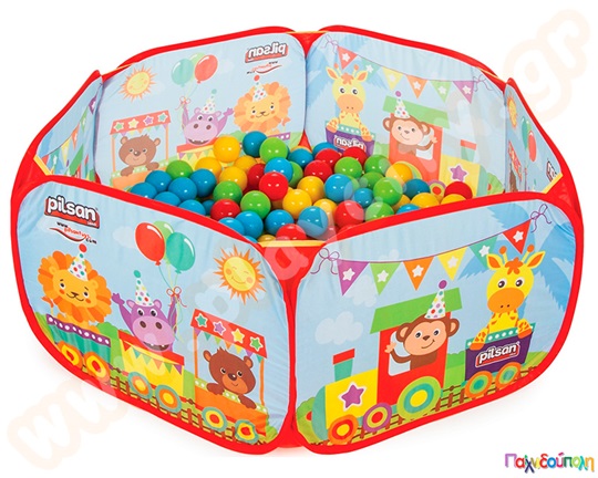 Υφασμάτινη πισίνα με μπαλάκια