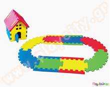 Αφρώδης διαδρομή ισορροπίας 3 σε 1 μικρή  Διαδρομές ισορροπίας