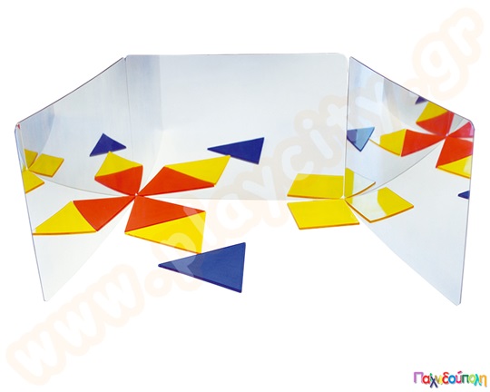 Τριπλός καθρέφτης βιβλίο 14x20εκ.