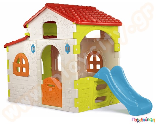 Γιγάντια εξοχική κατοικία με τσουλήθρα