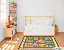 Χαλάκι παιχνιδιού εργοτάξιο  Δάπεδα Ασφαλείας Παιδικού Δωματίου