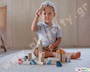Οικοδομικό υλικό με χρωματιστά κομμάτια Plan Toys
