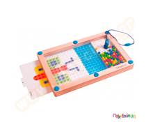 Μαγνητικός πίνακας ζωγραφικής Logipic  Εκπαιδευτικά Παιχνίδια με Σχήματα - Μεγέθη - Χρώματα