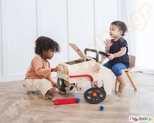 Επισκευές στο αυτοκίνητο Plan Toys