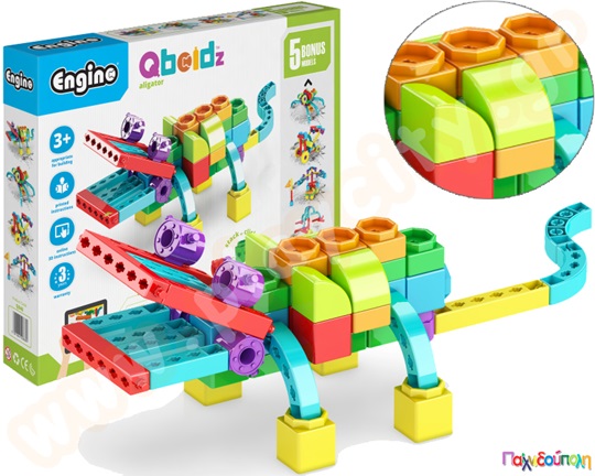 Παιχνίδι Κατασκευών QBOIDZ Αλιγάτορας (και 5 ακόμα μοντέλα)