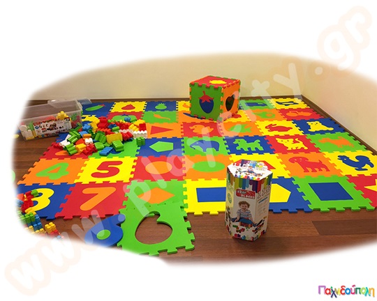 Ελαστικές πλάκες EVA με μεταφορικά μέσα