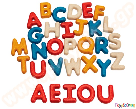 Αγγλικό αλφάβητο με κεφαλαία