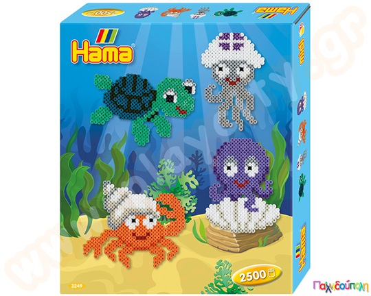 Πλάσματα της θάλασσας 2500 χάντρες 5mm