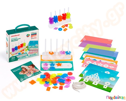 Άβακας με ημιδιαφανή σχήματα