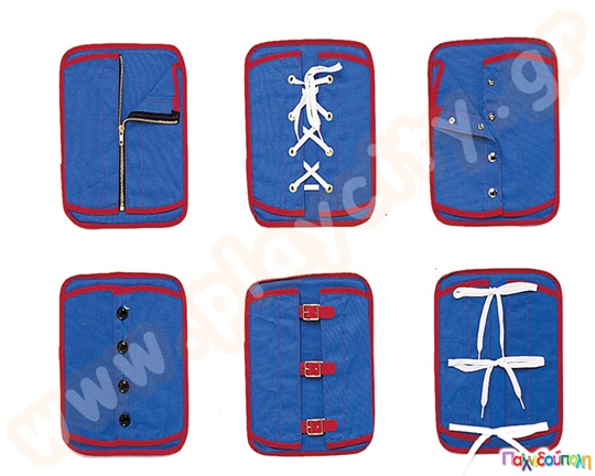 Σετ πίνακες δεσίματα - κουμπώματα