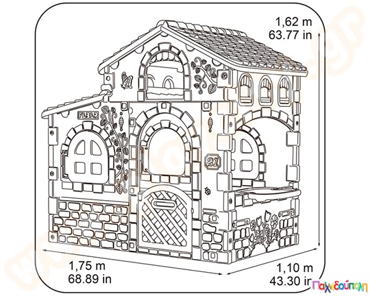 Παιδικό σπιτάκι Candy