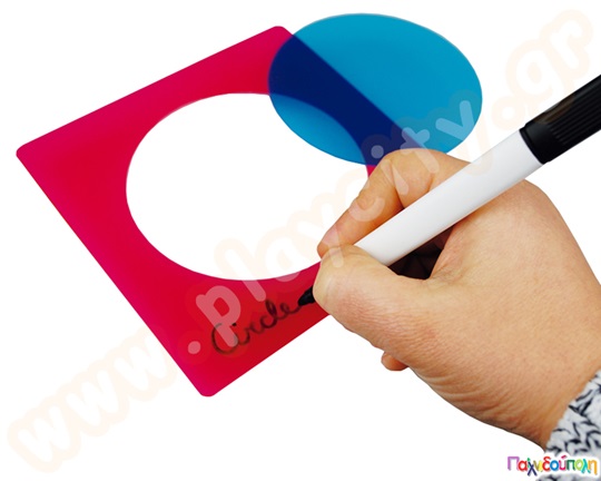 Σχήματα Μοντεσσόρι για φωτιζόμενα τραπέζια