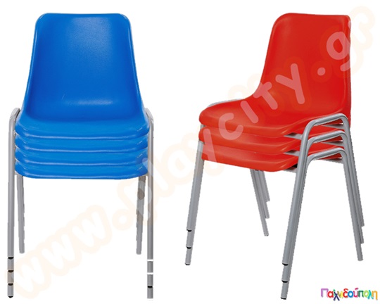 Κάθισμα μαθητών με μεταλλικό σκελετό classic