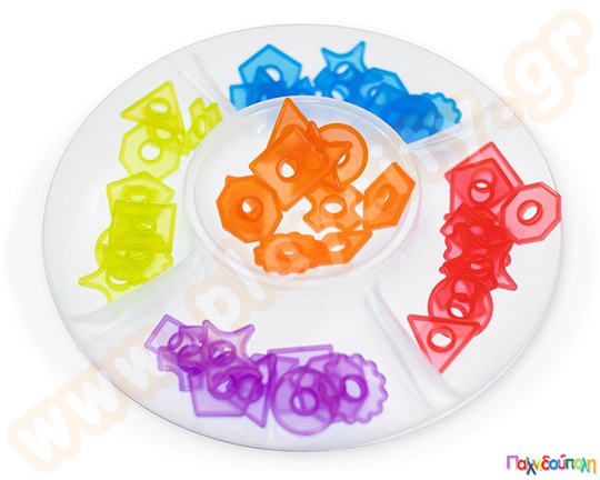 Σετ 4 διαφανείς δίσκοι