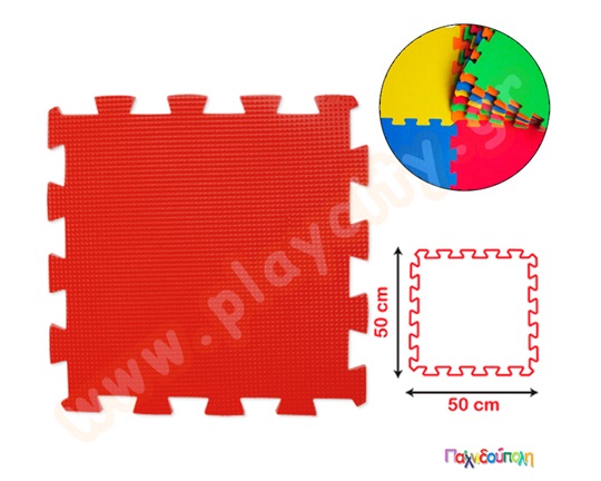 Δάπεδο ασφαλείας EVA κόκκινο εσωτερικού χώρου - Tatami