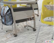 Μονοθέσιο θρανίο με μεταλλικό σκελετό  Ξύλινα Παιδικά Τραπεζάκια