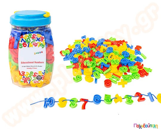 Αριθμοί με κορδόνια 192 τμχ