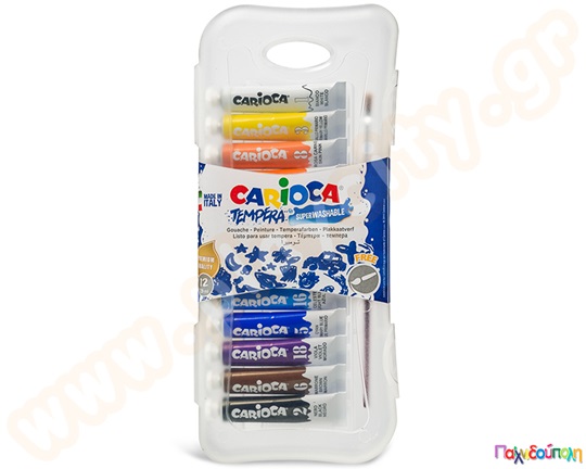 Τέμπερες CARIOCA 12 τεμαχίων 7,5 ml