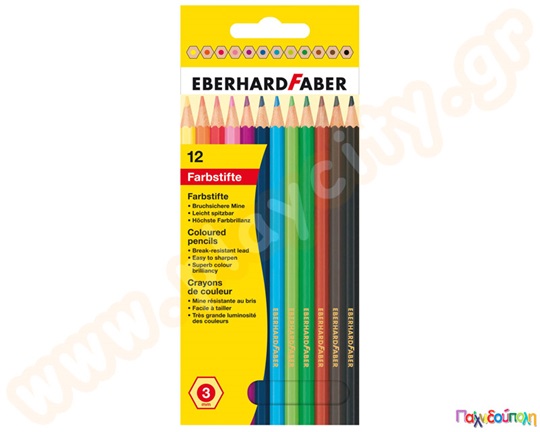 Ξυλομπογιές λεπτές Faber