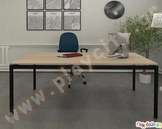 Γραφείο εκπαιδευτικού με μεταλλικό σκελετό