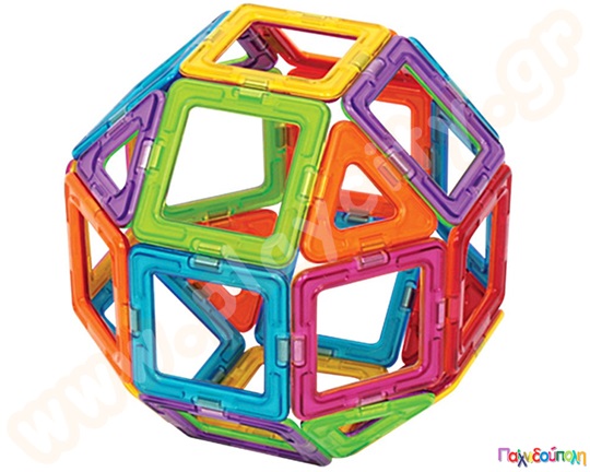 Μαγνητικά τουβλάκια κατασκευών MagFormers 30 τεμαχίων
