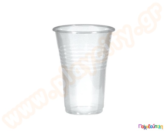 Ποτήρια πλαστικά διαφανή 250 ml 50 τμχ.