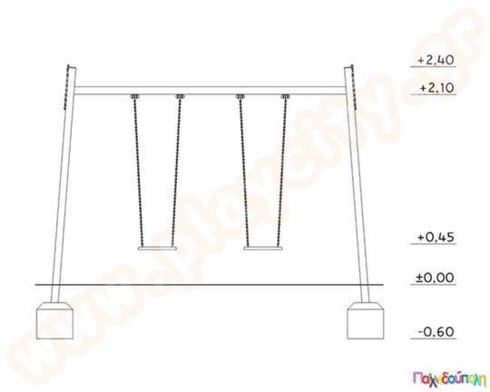 Κούνια δύο θέσεων