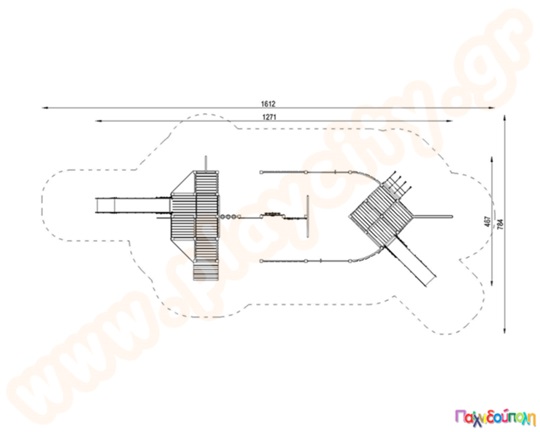 Κέντρο παιδικής χαράς "πειρατικό καράβι"