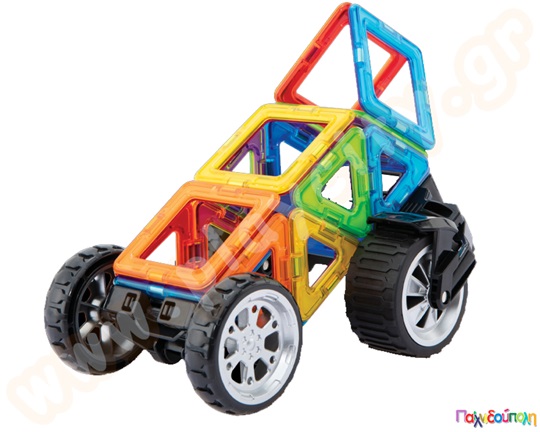 Μαγνητικά τουβλάκια κατασκευών MagFormers Amazing Transform Wheel 17 τεμαχίων