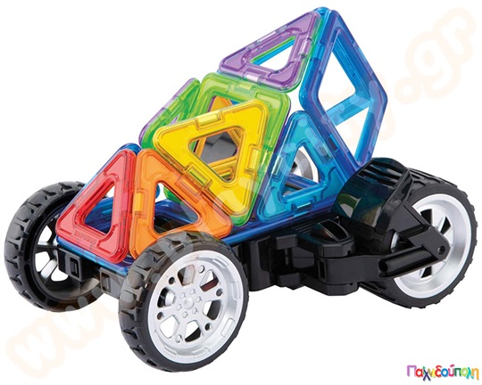 Μαγνητικά τουβλάκια κατασκευών MagFormers Amazing Transform Wheel 17 τεμαχίων