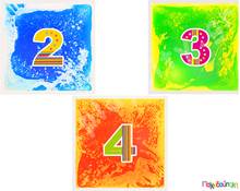 Πολυαισθητηριακό κουτσό από πλακάκια με υγρό gel  Ομαδικά Παιχνίδια