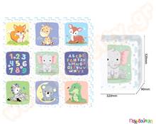 Ελαστικές πλάκες EVA σαφάρι  Δάπεδα Ασφαλείας Παιδικού Δωματίου