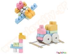 Τουβλάκια σε παιχνιδόκουτο ελεφαντάκι, mijoy  Πλαστικά Παιχνίδια Κατασκευών - Οικοδομικό Υλικό