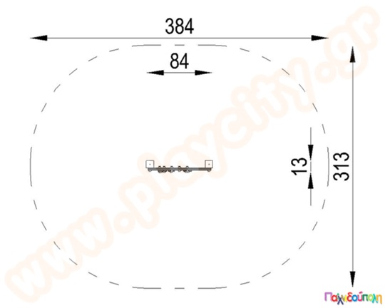 Διαδραστικό πάνελ διαδρομές με γεωμετρικά σχήματα