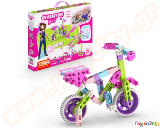 Παιχνίδι Κατασκευών Creative Builder Κατασκευές για κορίτσια Σετ 20 μοντέλα