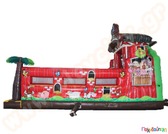 Φουσκωτό Παιχνίδι Φάρμα (με 2 blowers)