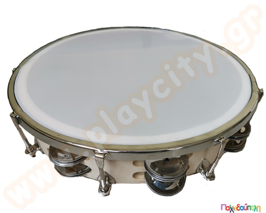 Ταμπουρίνο μεμβράνης 25 εκ. και ντέφι