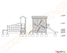 Σετ μύλος  Ξύλινα Κέντρα Παιδικής Χαράς