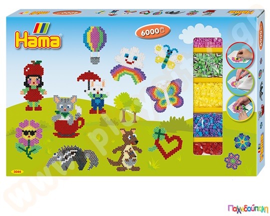 Γιγάντιο σετ κατασκευών 6000 τμχ. χάντρες 5 mm